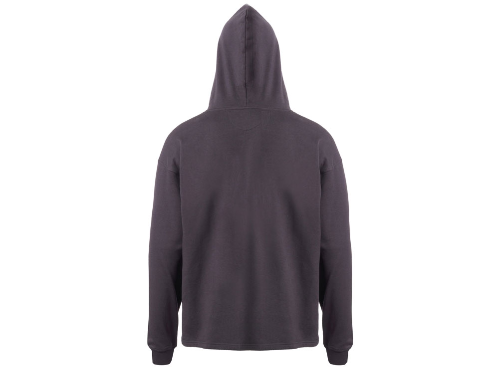 Худи оверсайз Alpha.01 унисекс, темно-серый