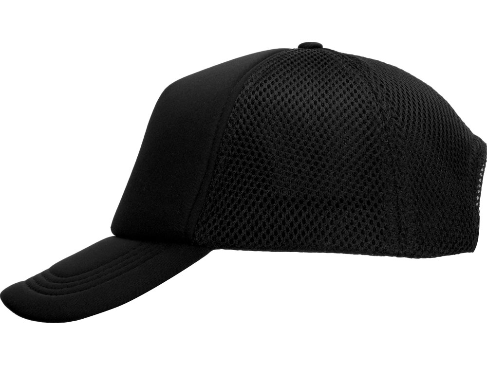 Бейсболка с сеткой Newport, черный