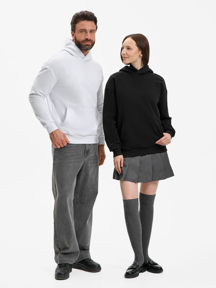 Худи унисекс оверсайз Daylero, белое, размер 3XL/4XL