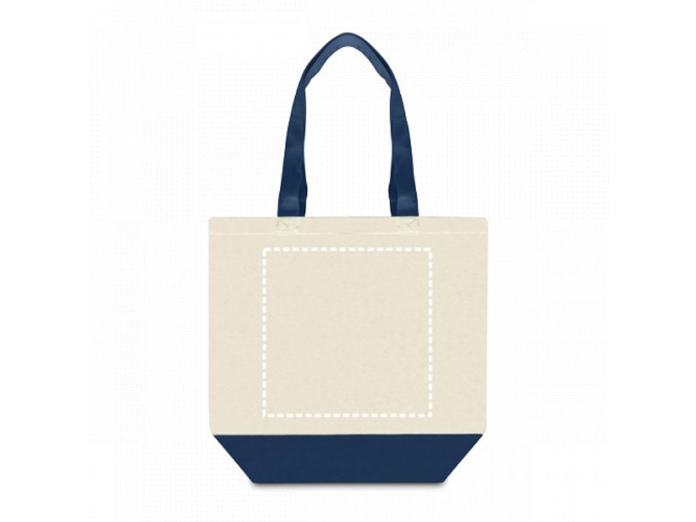 EDMONTON. Сумка из 100% хлопка канва, Синий