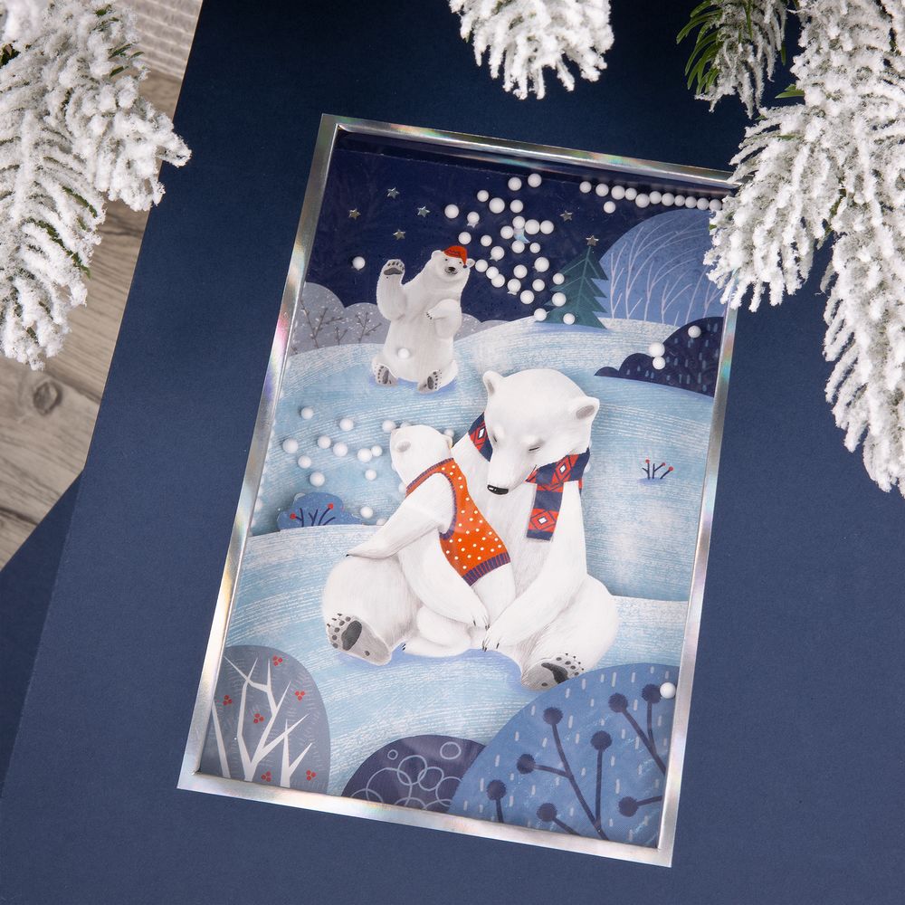 Коробка The Blue Bear — пример нанесения логотипа () | Print Logo