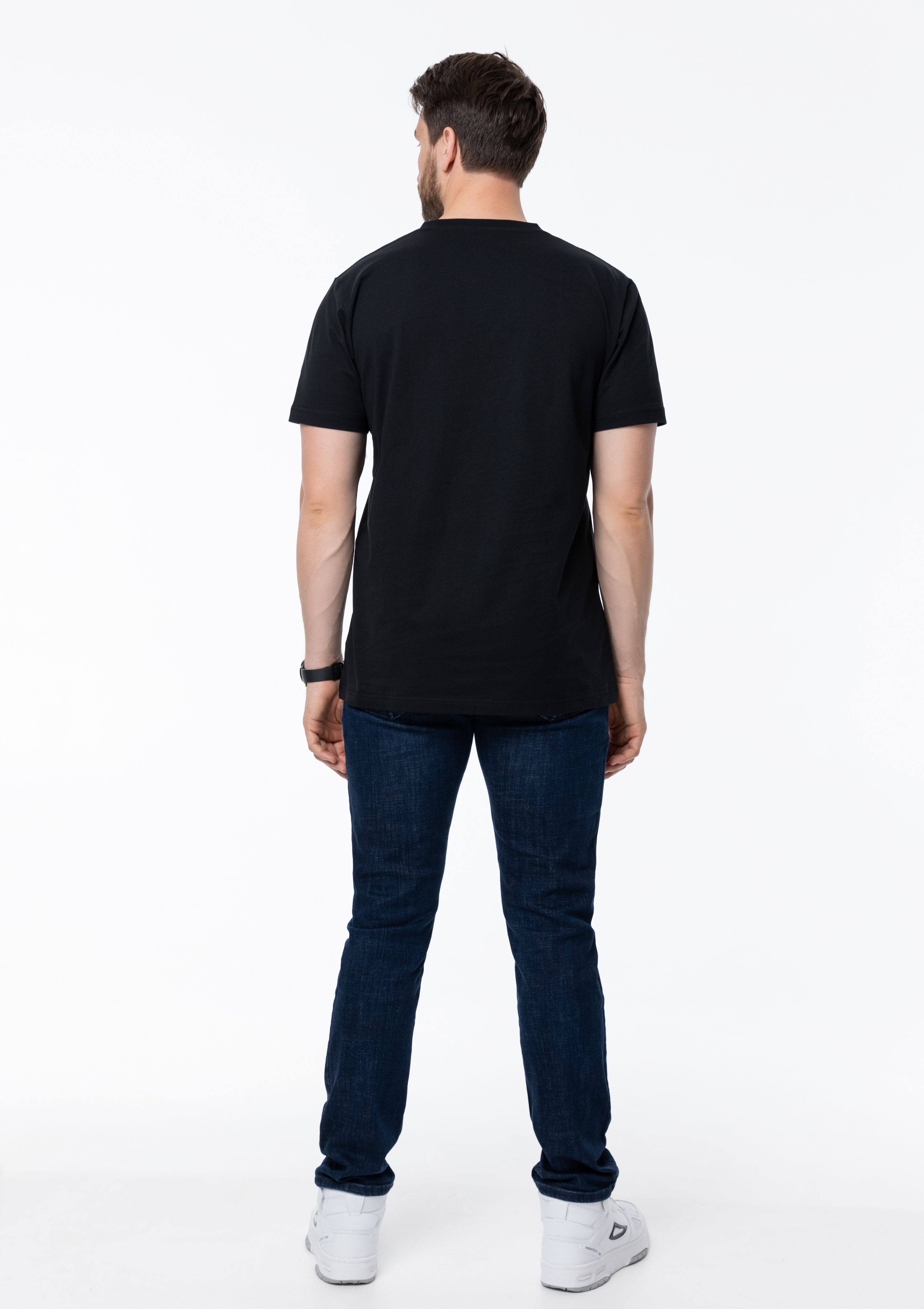 Футболка унисекс STAN, хлопок 150, 51, Чёрный,  (20)  (58/4XL)