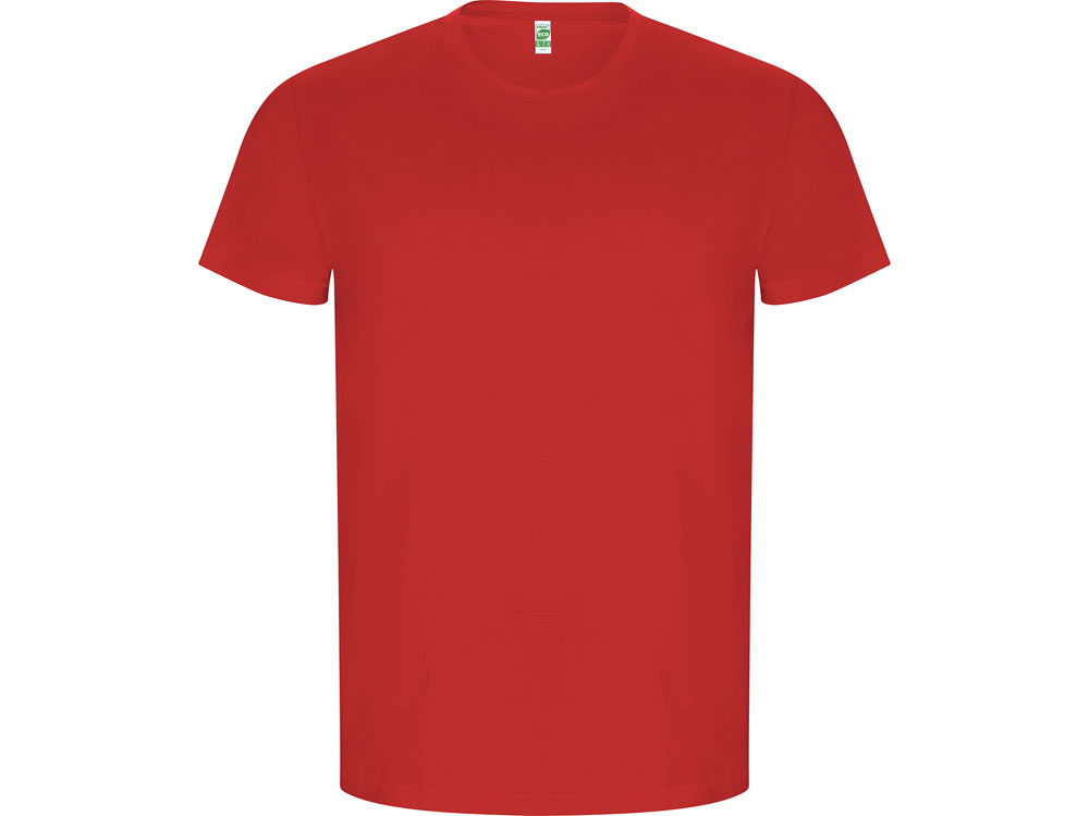 Футболка из органического хлопка Golden детская с логотипом Roly | Print Logo