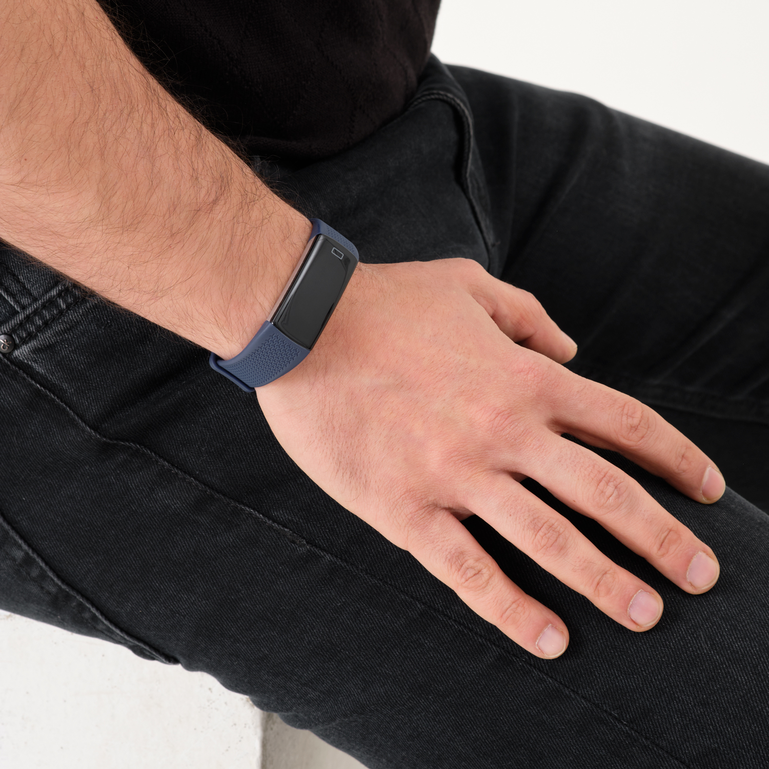 Смарт браслет Life Style, черный фото на сайте Print Logo.