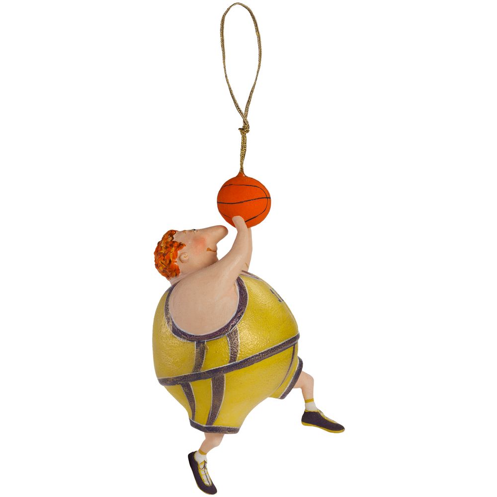 Набор из 5 елочных игрушек Sports Collection — пример нанесения логотипа (Ima Naroditskaya) | Print Logo