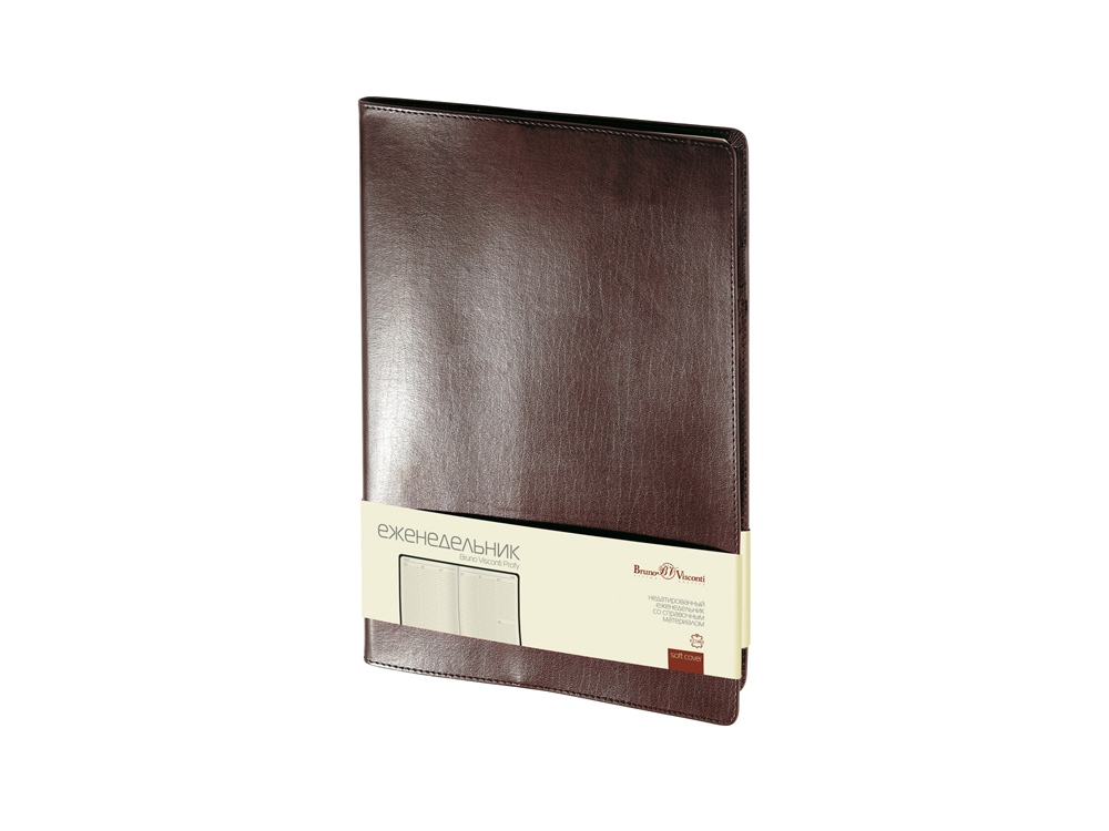Еженедельник недатированный А4 Profy с логотипом Bruno Visconti | Print Logo