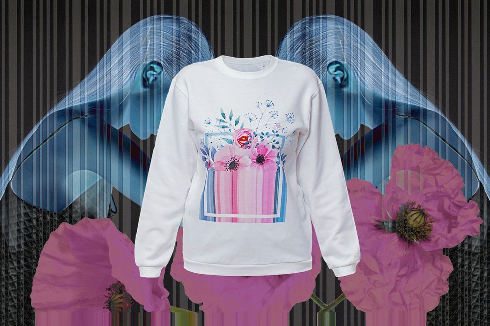 Толстовка Bloom, белая, размер XL