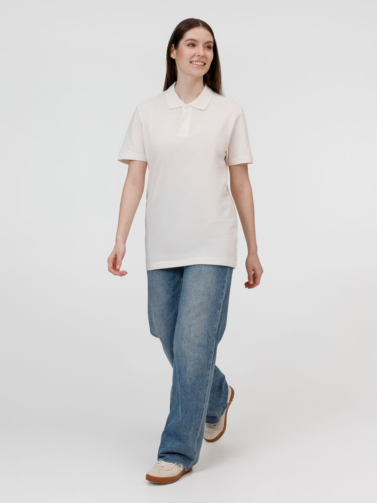 Рубашка поло унисекс Pulse, молочно-белая, размер XL