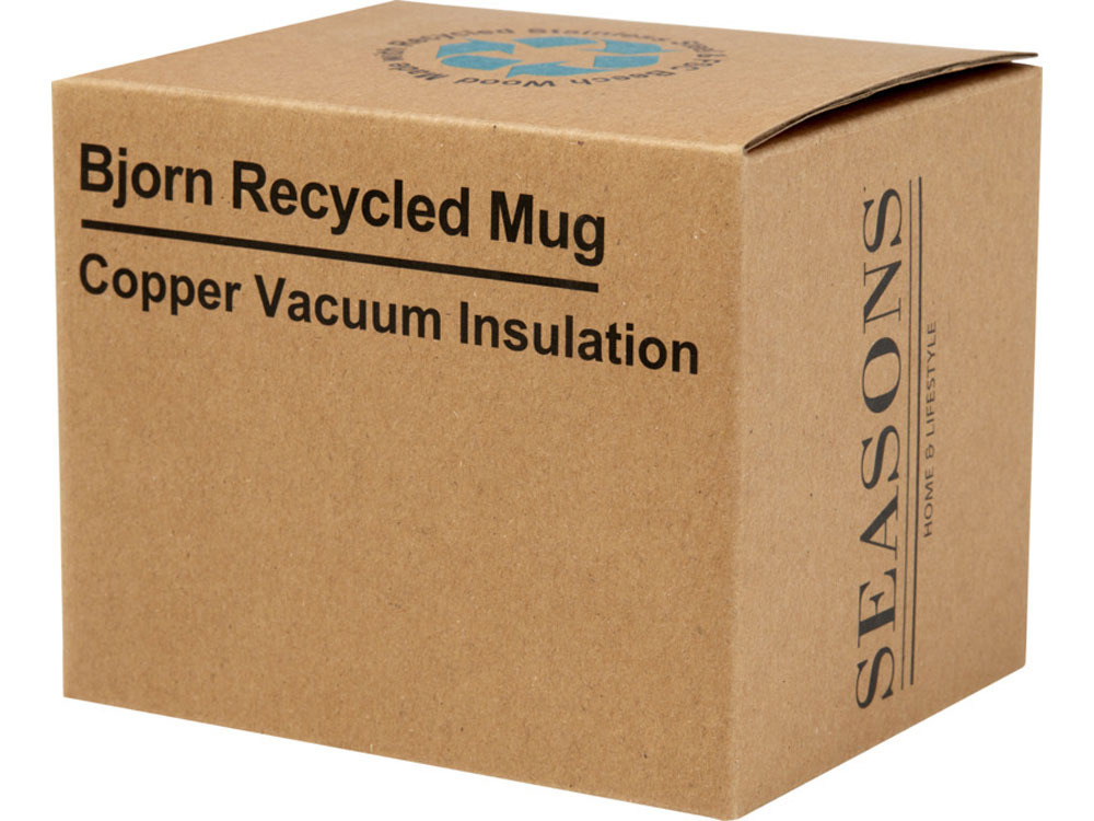 Кружка Bjorn объемом 360 мл с медной вакуумной изоляцией, зеленый яркий (Р)