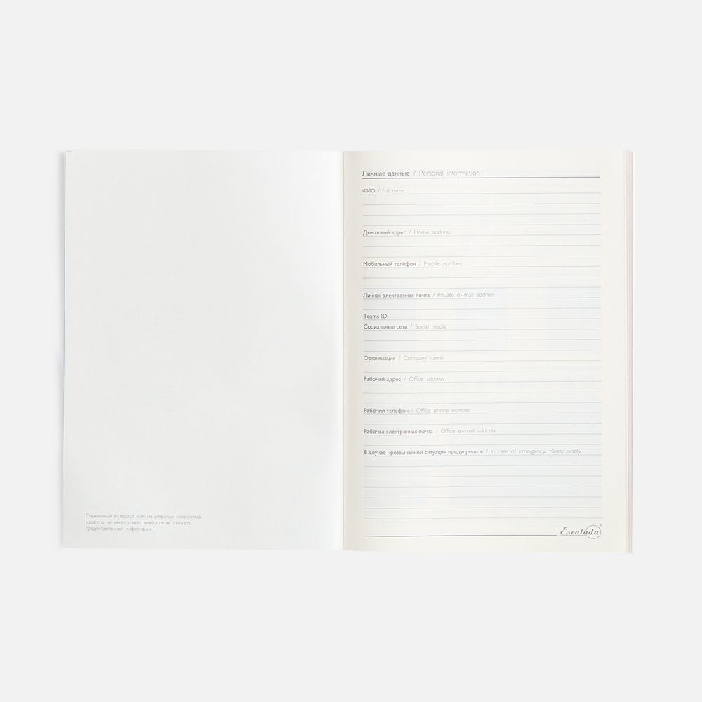 Ежедневник Repute, недатированный