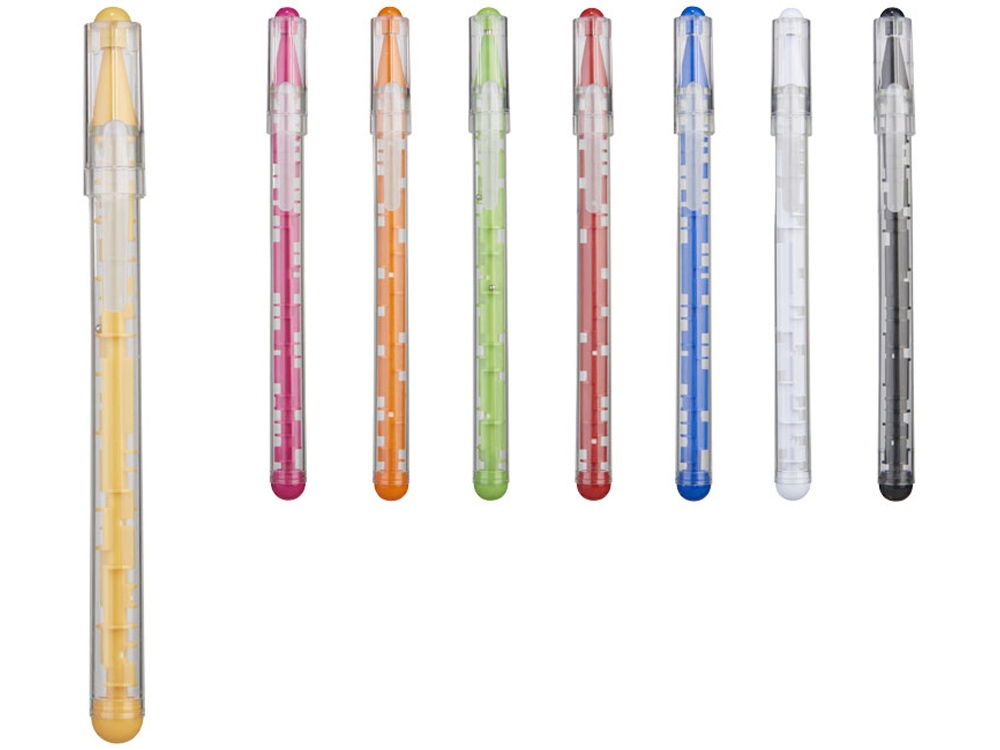 Ручка с лабиринтом, желтый