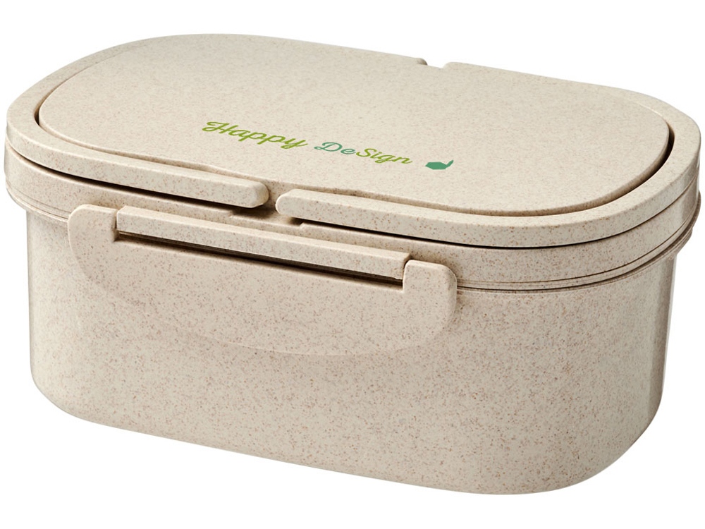 Ланч-бокс Crave из пшеничного соломенного волокна, натуральный