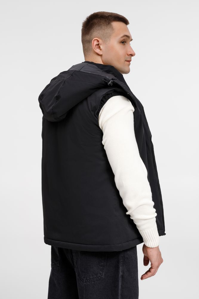 Жилет унисекс Sfera, черный, размер XXL