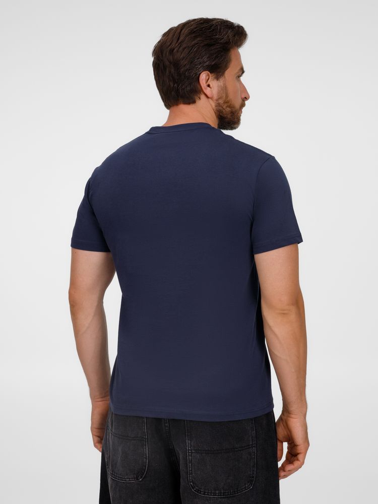 Футболка унисекс T-Bolka 180, темно-синяя, размер M