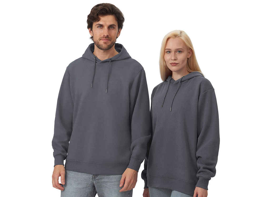 Толстовка с капюшоном оверсайз Lisbon унисекс с логотипом U Basic | Print Logo