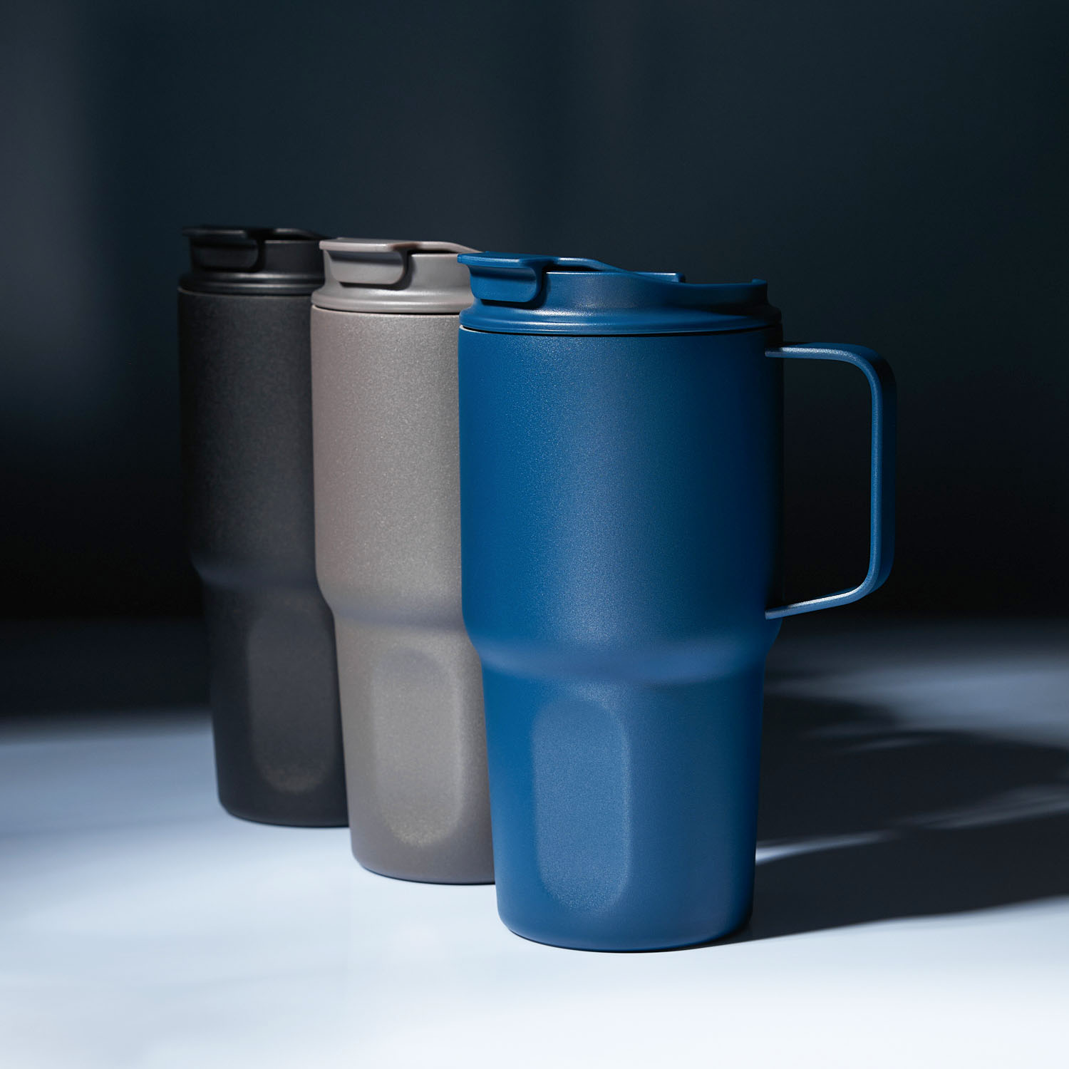 Термокружка вакуумная Авентура, серая