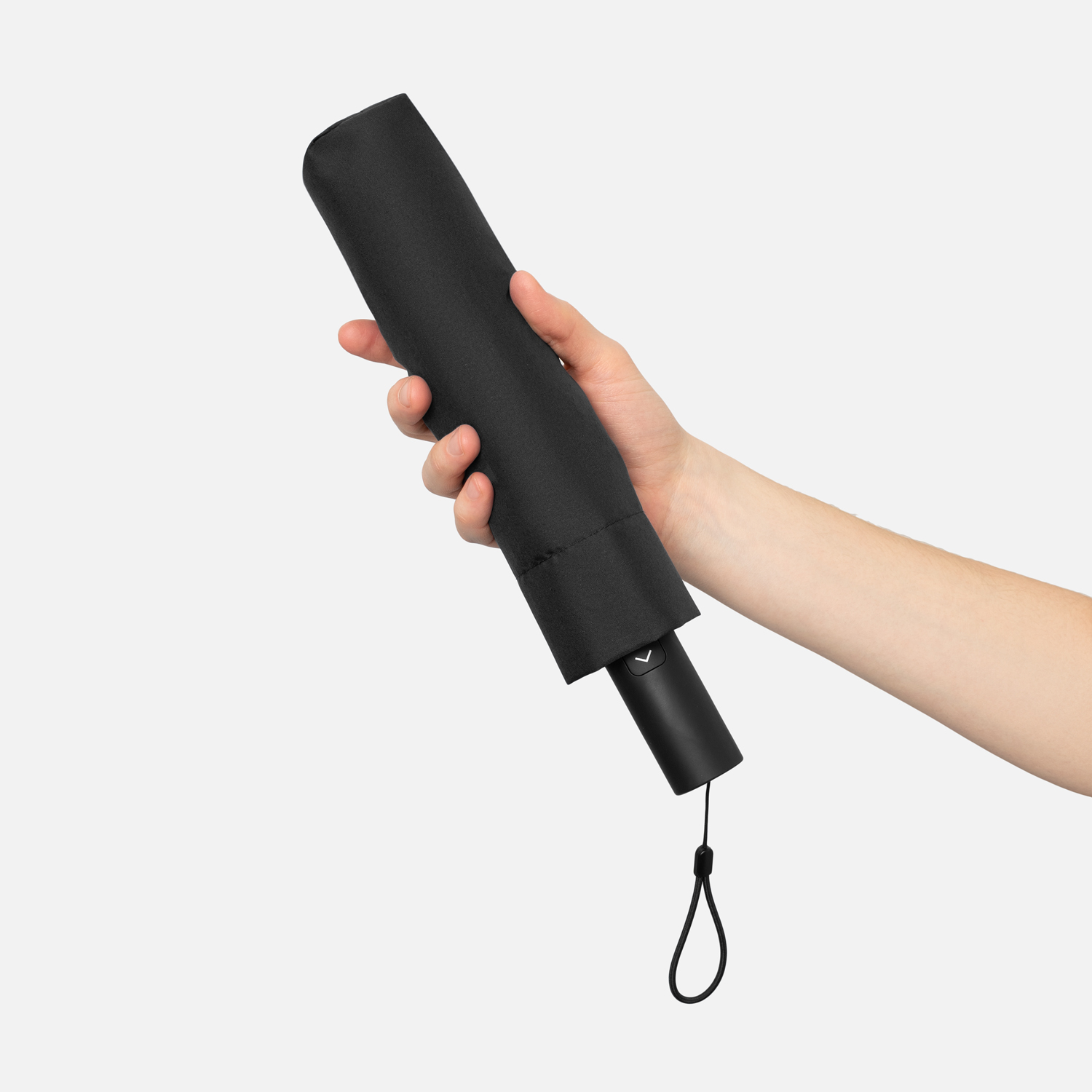 Зонт складной Филтон (Filton), черный с системой безопасности (Safety System)