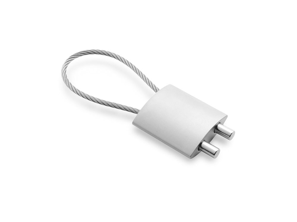 Брелок из металла LOCK с логотипом  | Print Logo