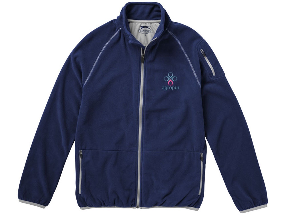 Куртка Drop Shot из микрофлиса мужская, темно-синий