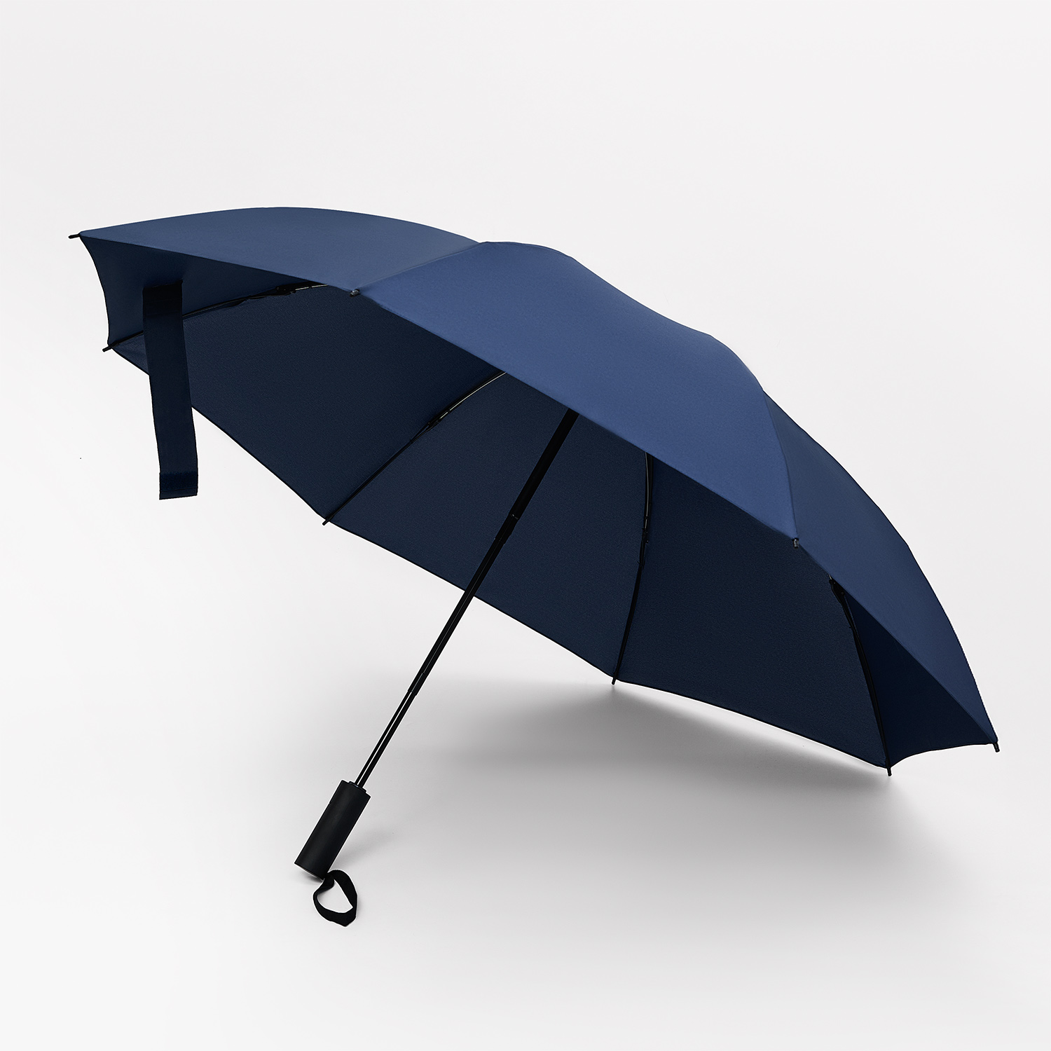 Зонт обратного сложения Олимп (Olymp), синий