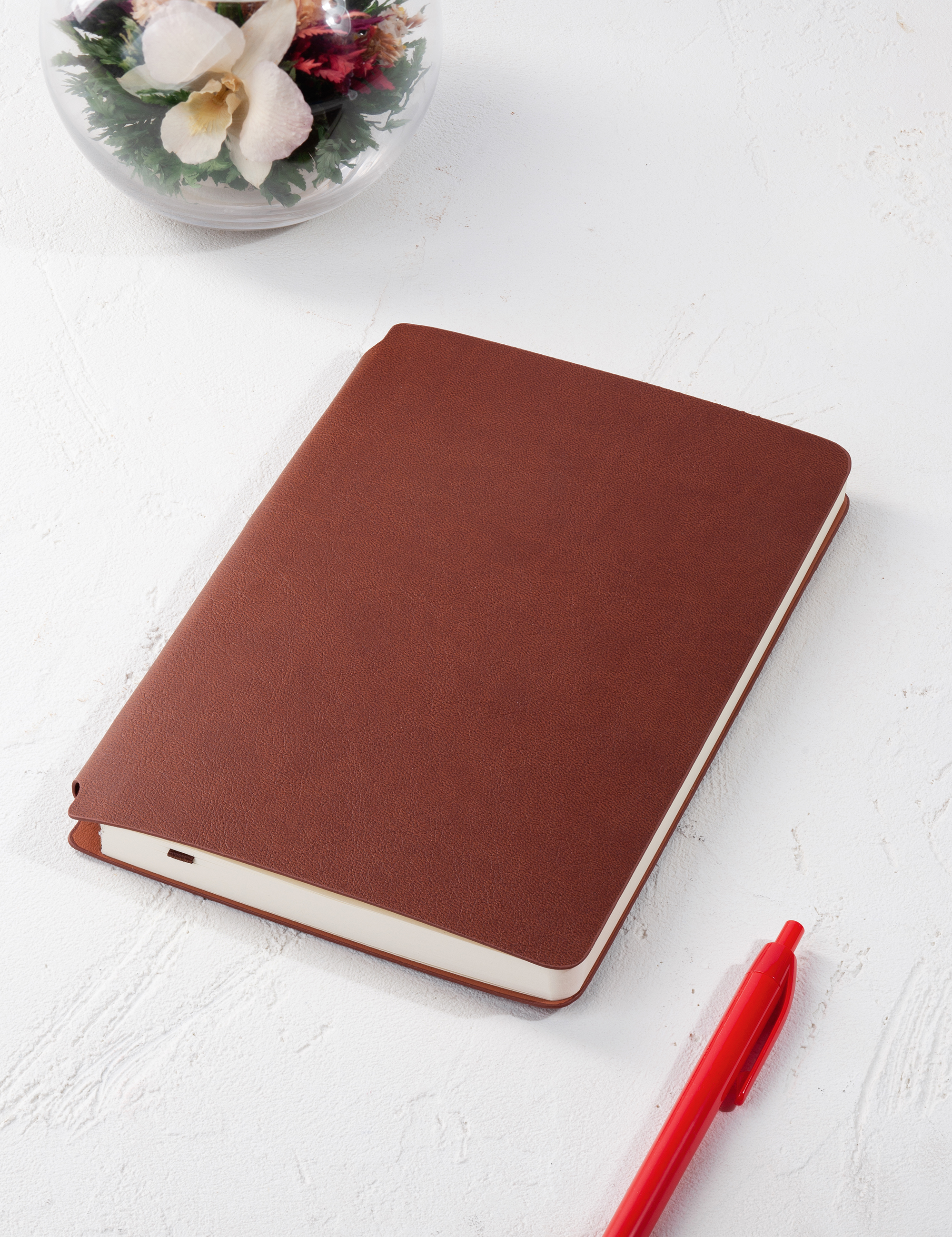 Ежедневник недатированный "Альба", формат А5, гибкая обложка, зеленый