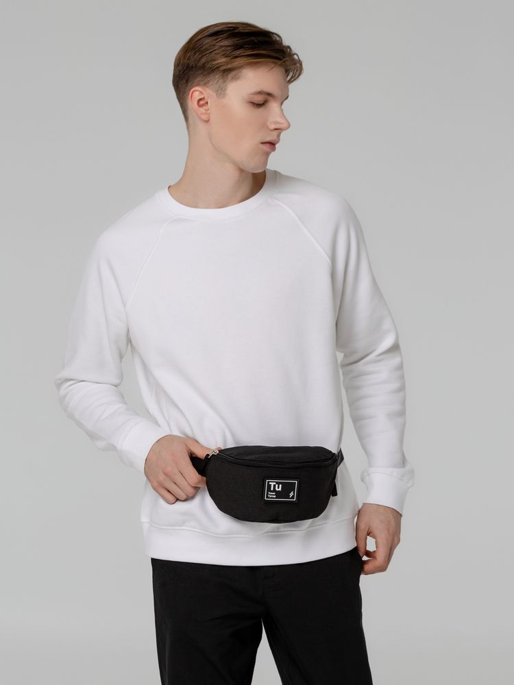 Поясная сумка с патчами «Химия состояний» — пример нанесения логотипа (Соль) | Print Logo