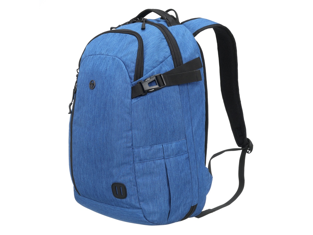 Рюкзак TORBER РИТМ с отделением для ноутбука 15'', синий, полиэстер, 31 x 20 x 47 см, 29 л
