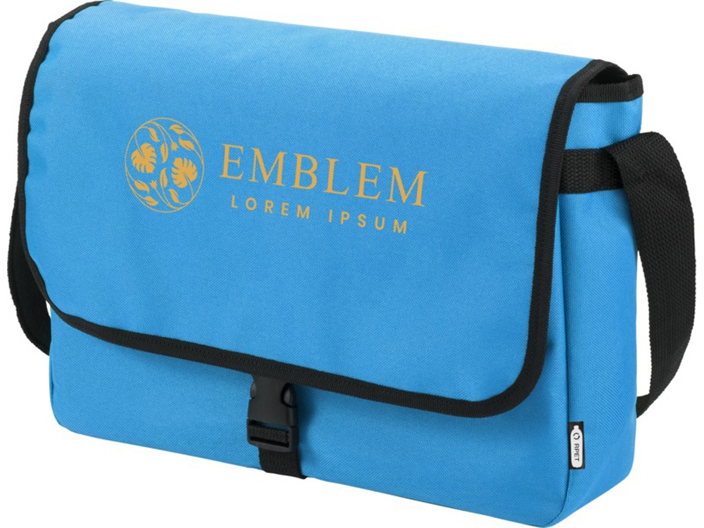 Omaha, сумка через плечо из переработанного PET-пластика, цвет морской волны