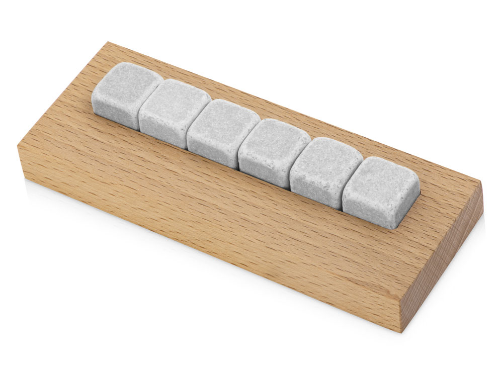 Камни для виски на подставке Highland с логотипом Master of Wine | Print Logo