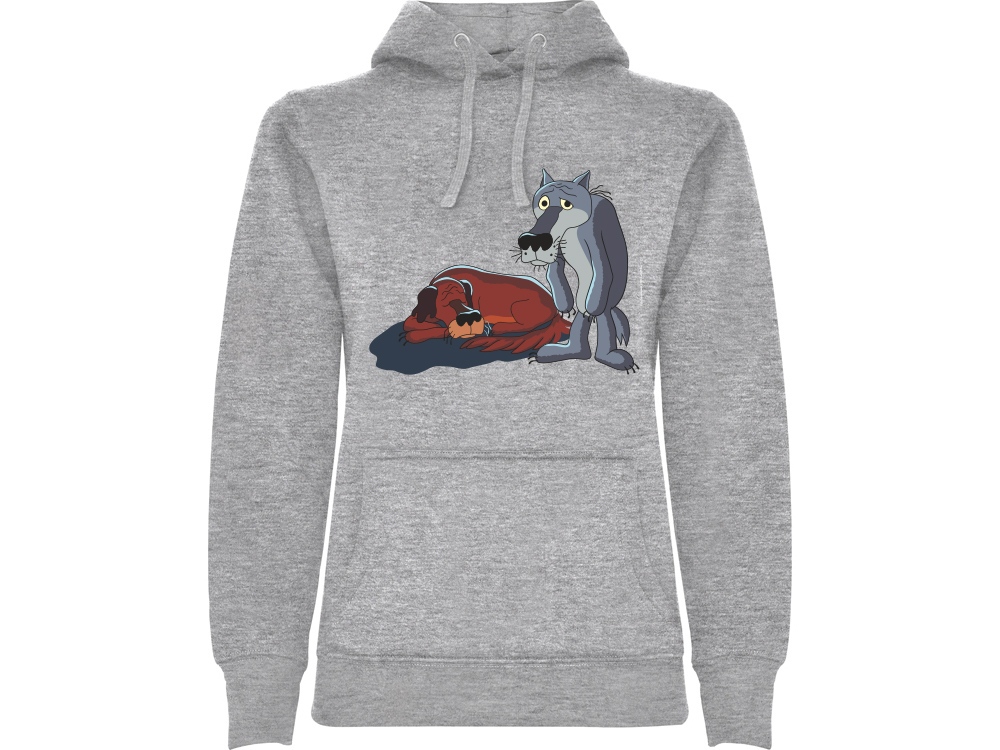 Толстовка с капюшоном Жил-был Пес женская с логотипом Союзмультфильм x Oasis | Print Logo