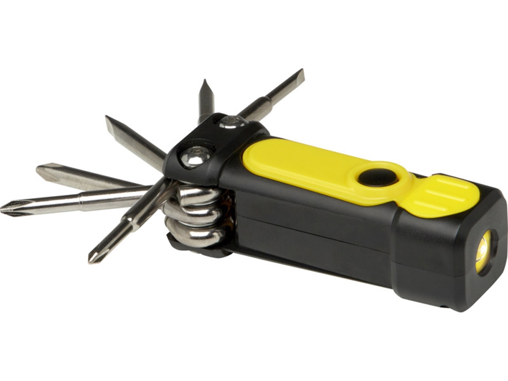 Набор отверток 8 в 1 с фонариком Octo с логотипом Stac | Print Logo