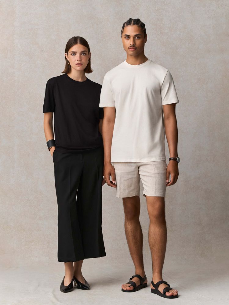 Футболка унисекс Lyam, молочно-белая, размер 3XL