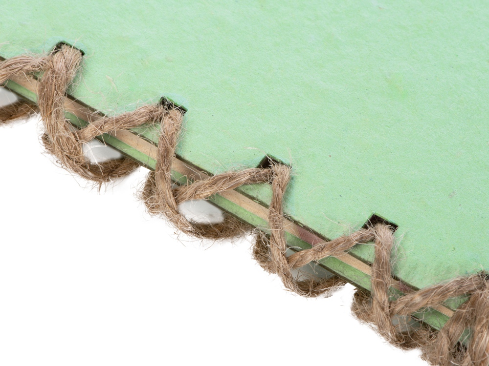 Живой блокнот с семенами цветов, А6, зеленое яблоко