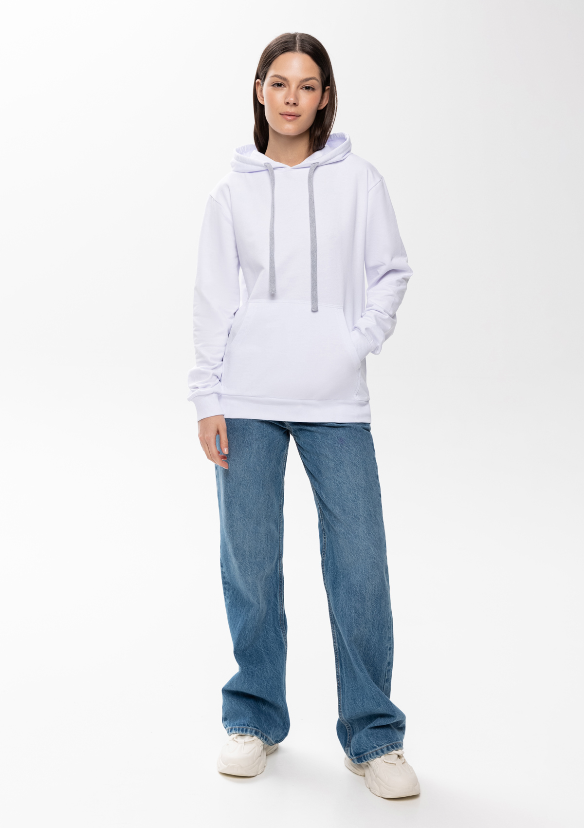 Худи унисекс STAN футер без начёса 260, 23, Белый,  (10/1)  (56/XXXL)