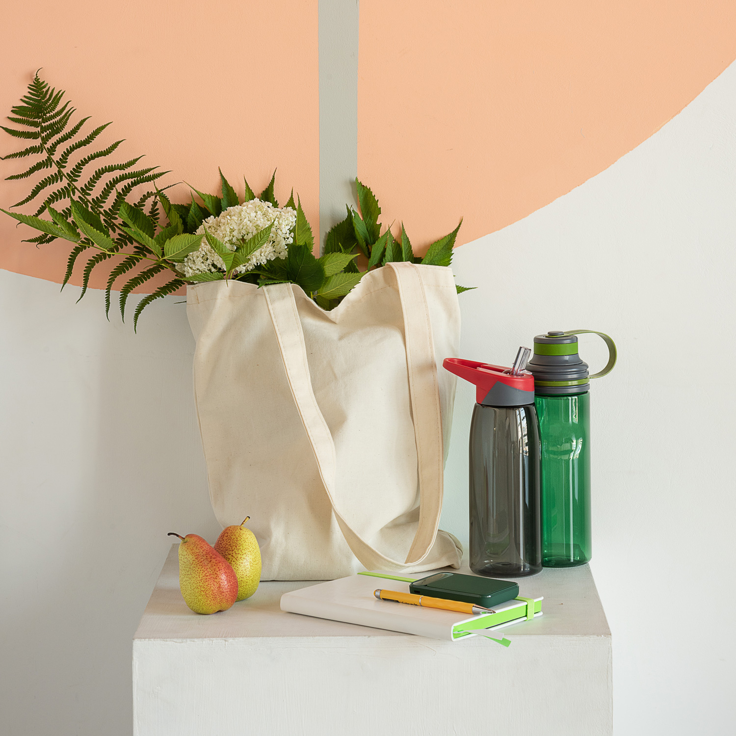 Бутылка для воды Cort, зеленая фото на сайте Print Logo.