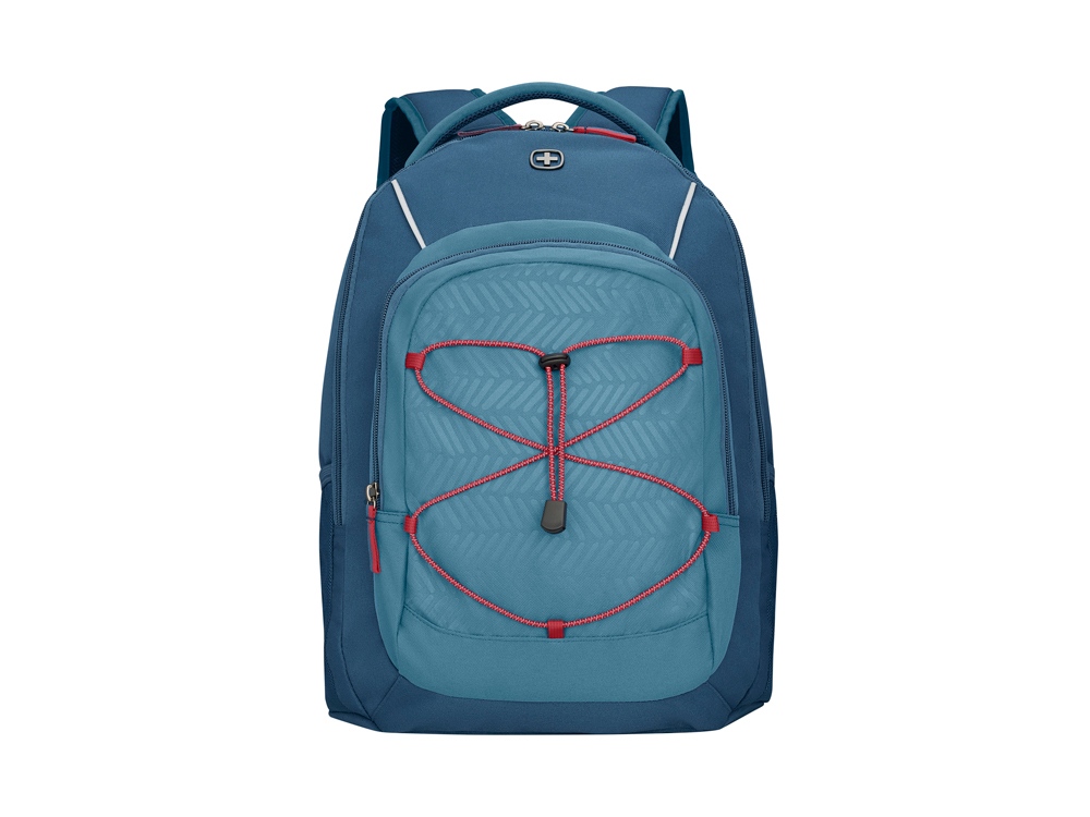 Рюкзак WENGER NEXT Mars 16, деним/синий, переработанный ПЭТ/Полиэстер, 33x24x46 см, 26 л.