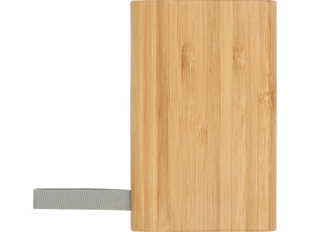 Внешний аккумулятор Tulda из бамбука, 5000 mAh с логотипом Avenue | Print Logo