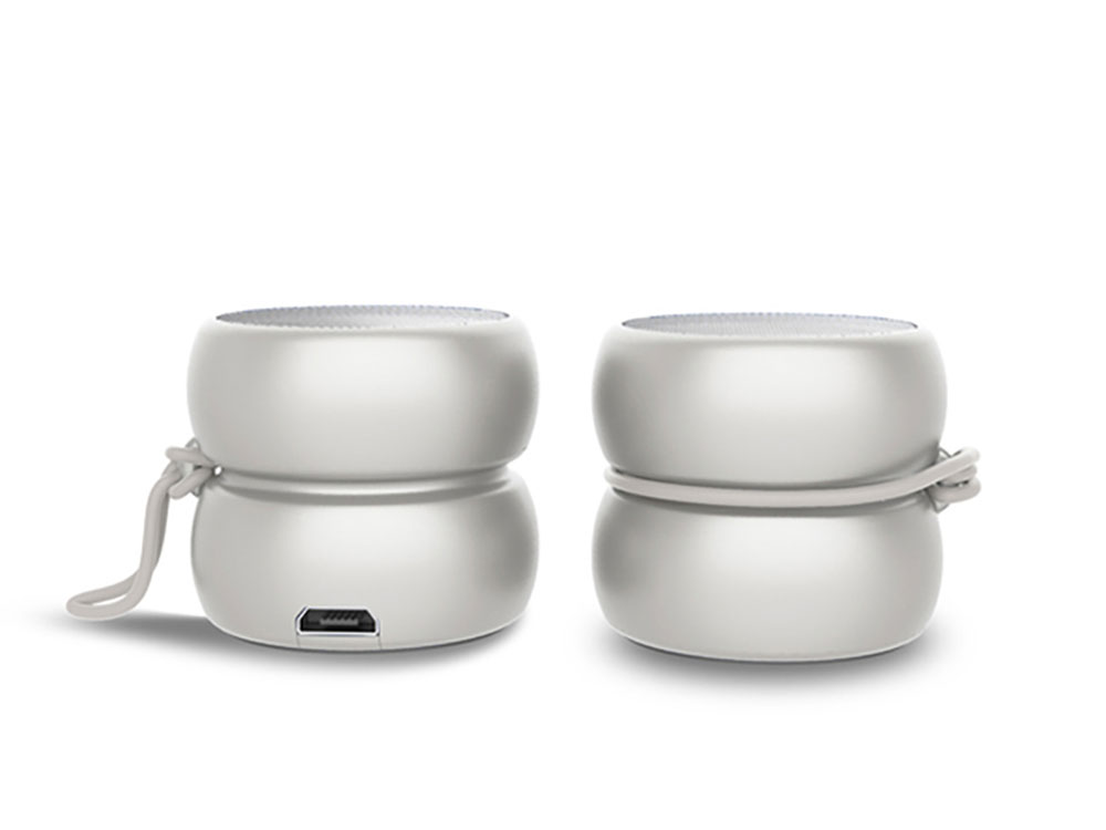 Портативные парные колонки TWS YoYo Stereo с логотипом Xoopar | Print Logo