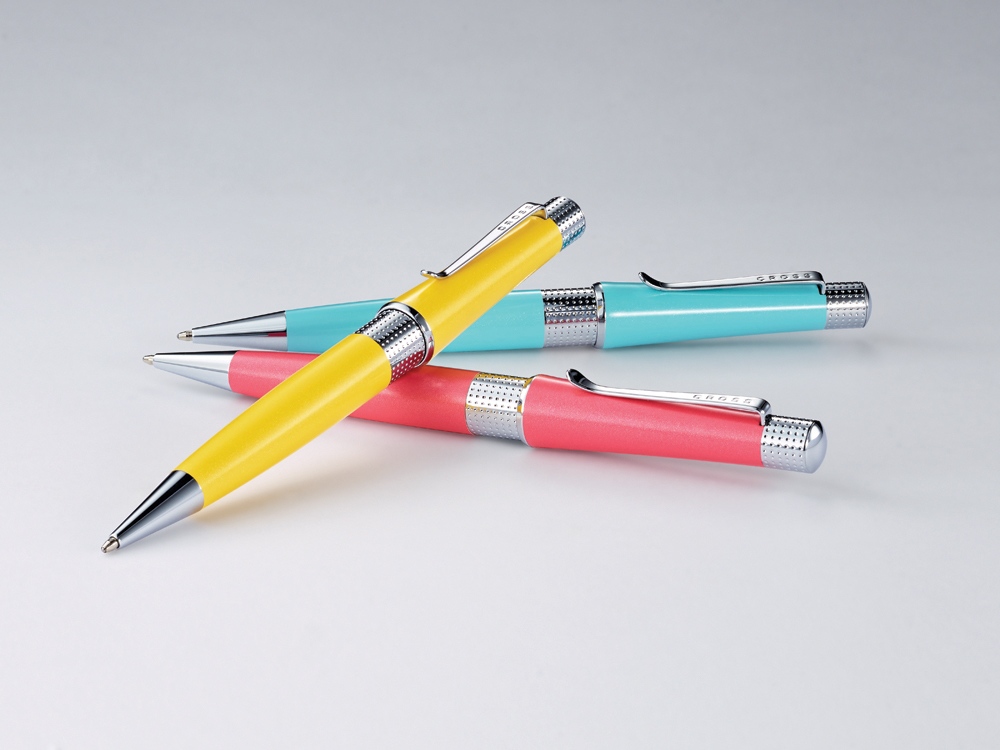 Шариковая ручка Cross Beverly Aquatic Coral Lacquer, розовый