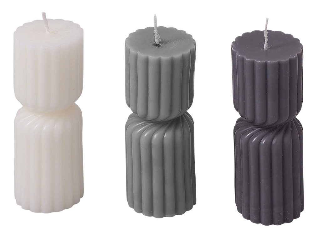 Набор свечей с гранями Vela с логотипом KIANA | Print Logo