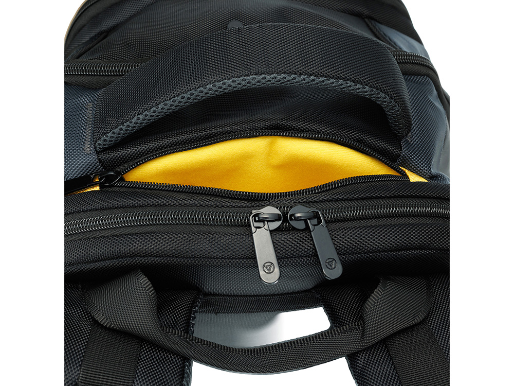 Рюкзак TORBER МЕГАПОЛИС с отделением для ноутбука 15.6, чёрный/серый, полиэстер, 35,5 х 23 х 45 см