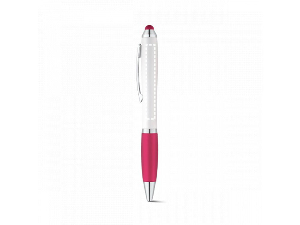 SANS.  Шариковая ручка с зажимом из металла, Розовый
