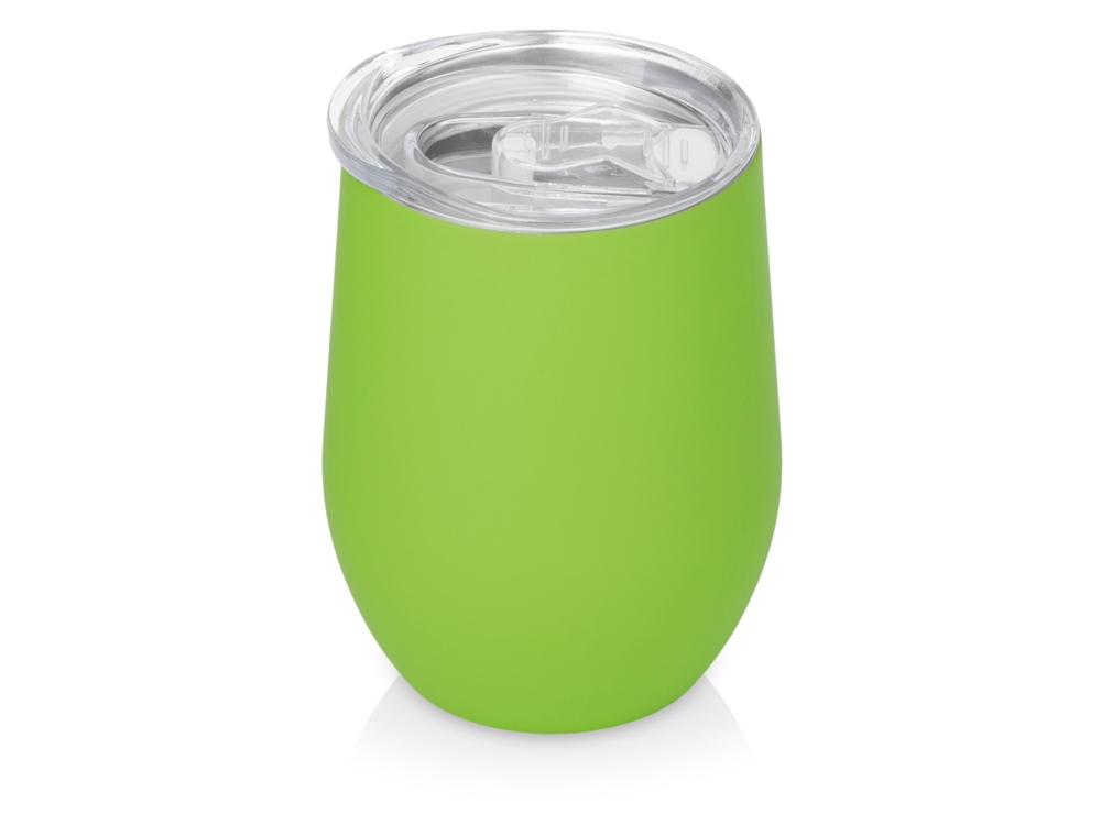 Подарочный набор с термокружкой и повербанком С2, 10000 mAh, зеленое яблоко