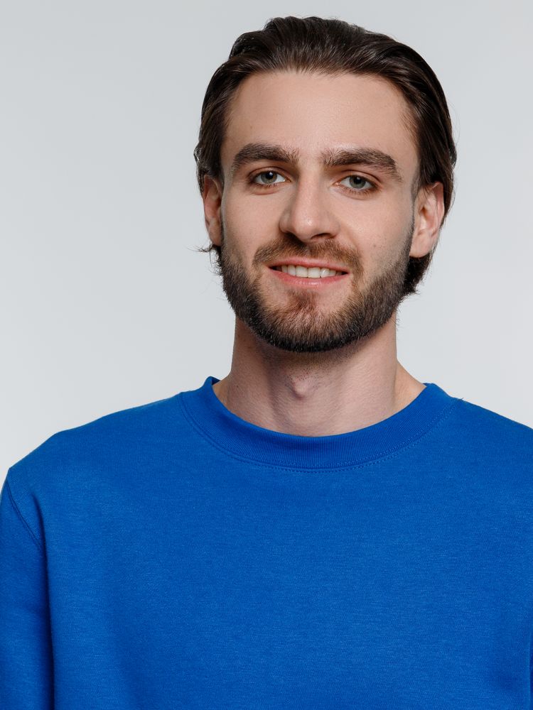 Свитшот унисекс Delta, ярко-синий, размер XL