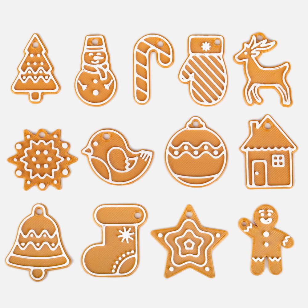 Мини-подвеска «Пряник», 3D-печать на заказ — пример нанесения логотипа (сделано в России) | Print Logo