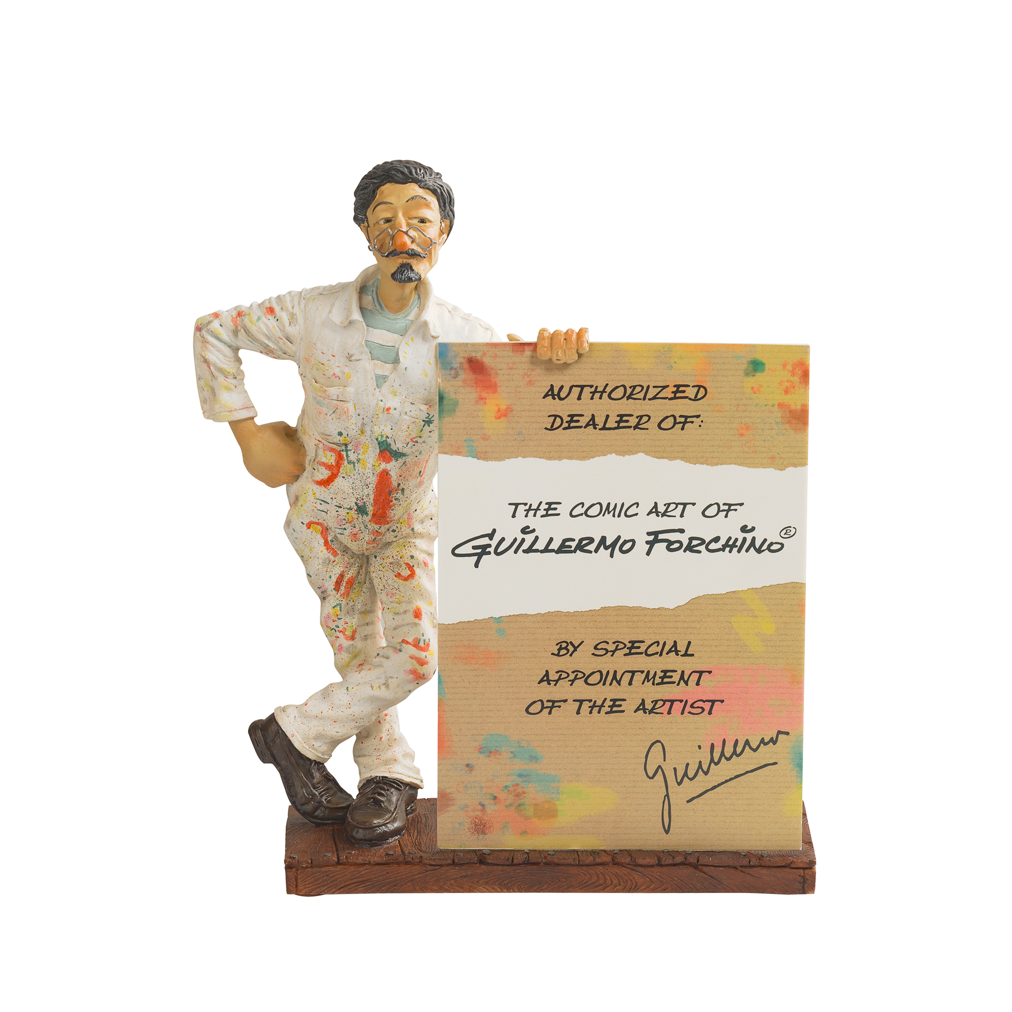 Скульптура "Forchino" — пример нанесения логотипа () | Print Logo