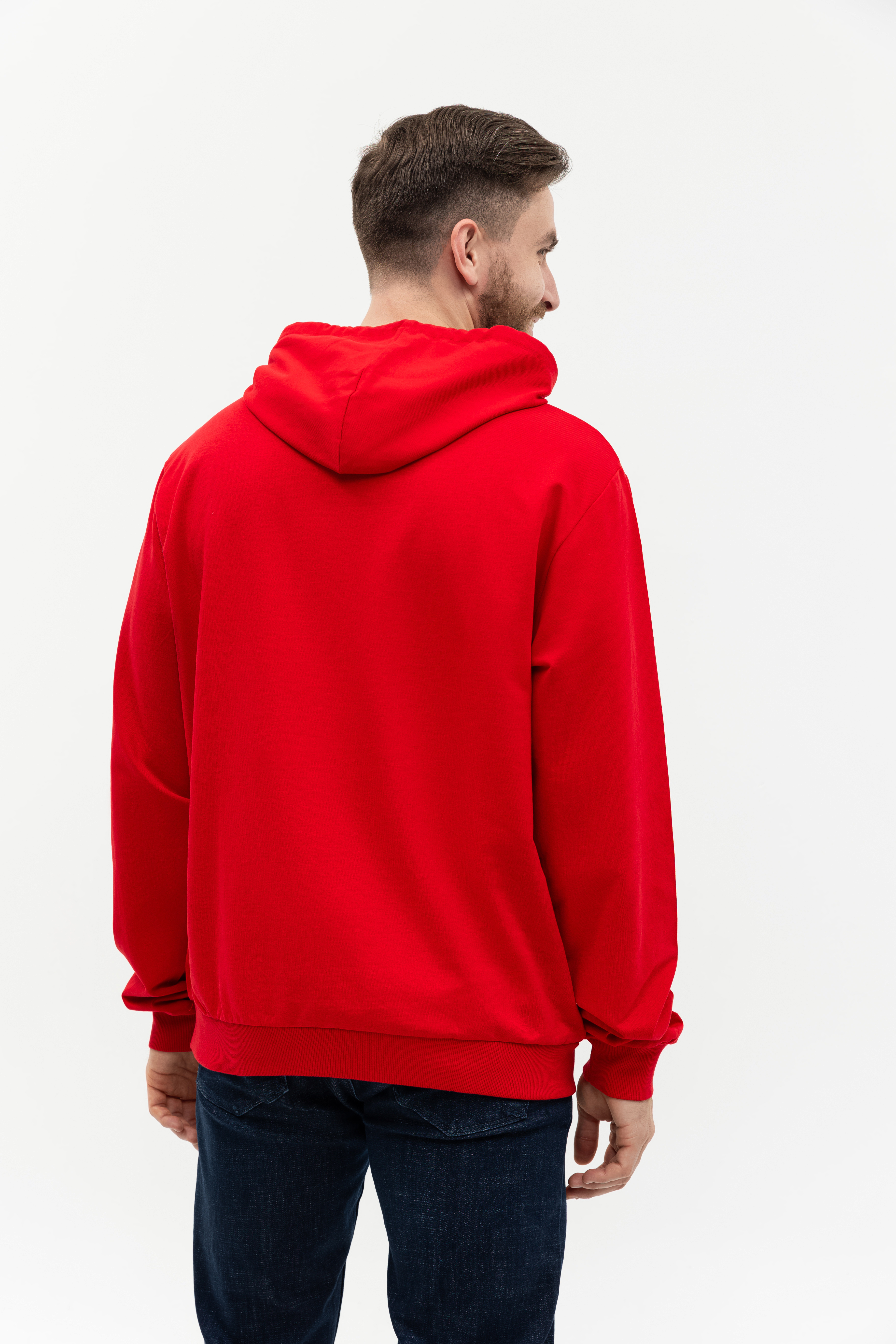 Худи унисекс STAN футер без начёса 260, 23, Красный,  (14)  (54/XXL)