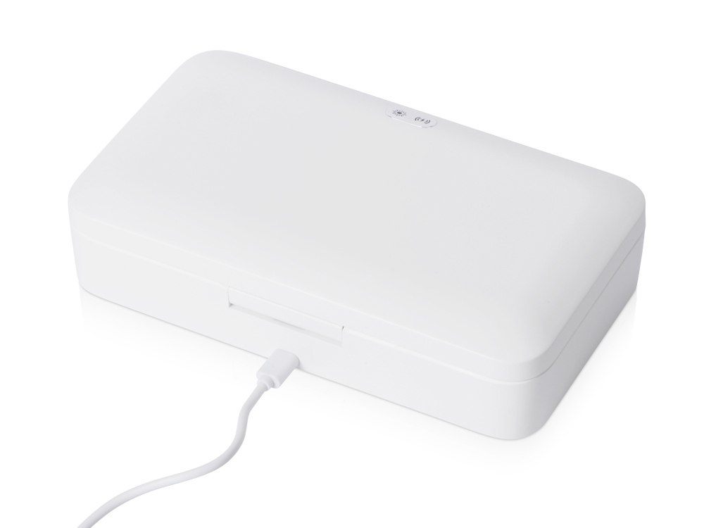 УФ-стерилизатор c функцией беспроводной зарядки Sector, Evolt, белый