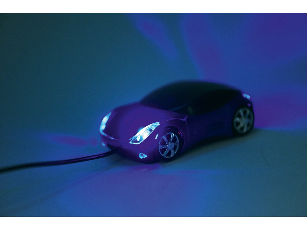 Мышь оптическая Спорткар, синий