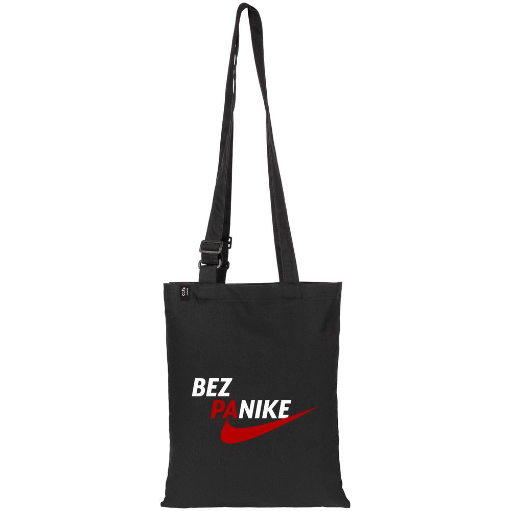 Сумка с регулируемыми ручками Bez Panike — пример нанесения логотипа (Соль) | Print Logo